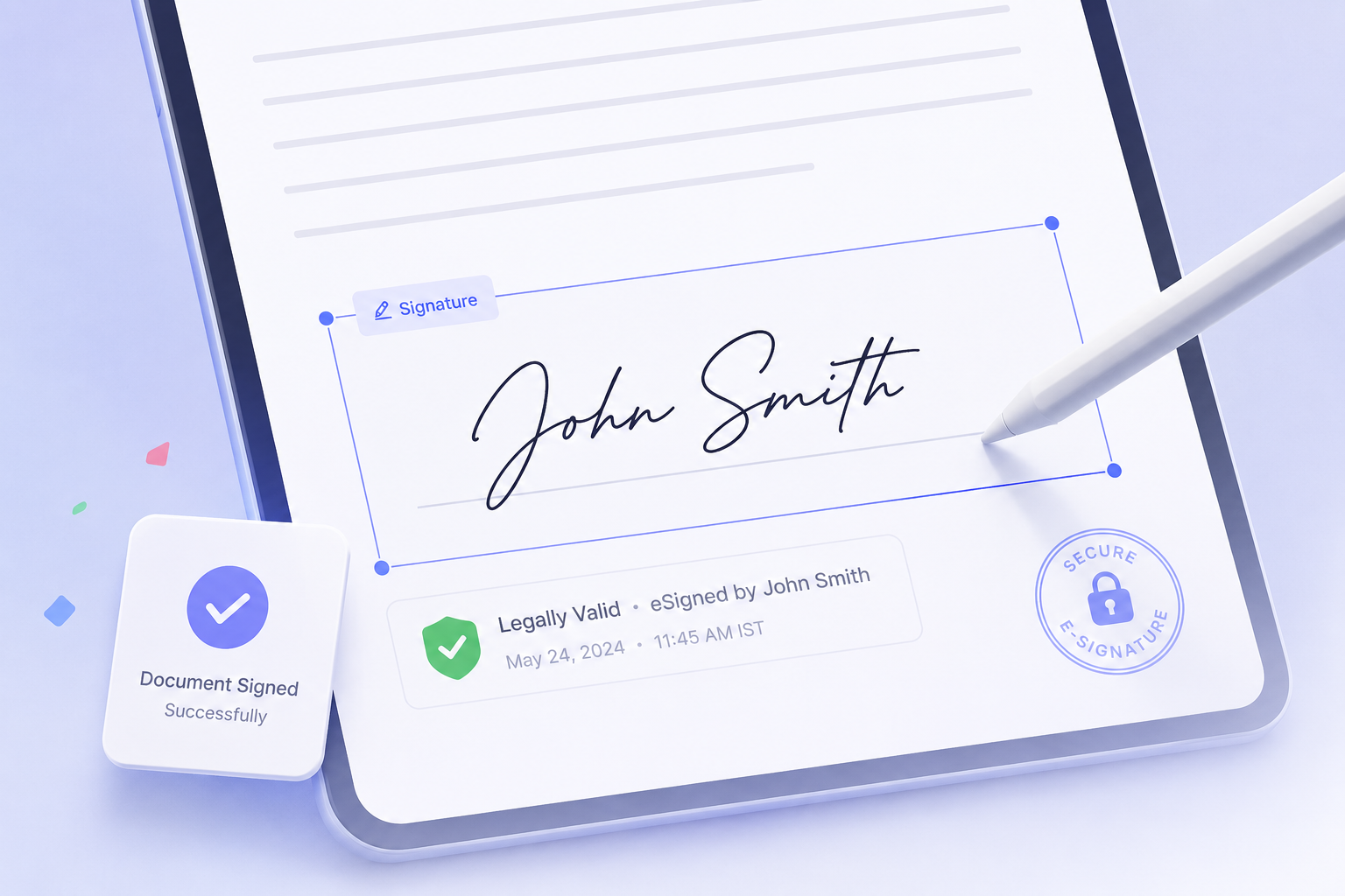 DocTiger eMudhra e-signature integration for AFS documents